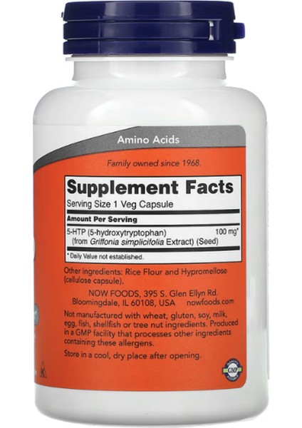 5-Htp 100MG 120 Vegie Capsul.abd MENŞEI.3943 fiyatları