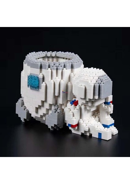 LD9065 Kutu Stili Yok Uzay Istasyonu Saturn V Roket Yapım Blokları Şehir Uzay Mekiği Uydu Astronot Figürü Erkek Tuğla Set Çocuk Oyuncak Hediye (Yurt Dışından)