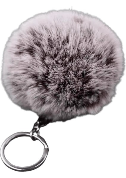 4cm 8cm Kaık Tavşan Kürk Top Anahtarlık Sevimli Şeker Renkleri Ponpon Yapay Tavşan Kürk Anahtarlık Kadın Araba Çantası Anahtarlık (Yurt Dışından)