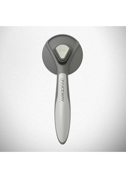 Kedi Tarakı Kendiliğinden Temizlenen Tüysaklama Fırçası, Dökülen Köpek Tüy Pürüzleyici Fırça, Tüy Bakımı Dostu Kedi Tarakı, Paslanmaz Çelik, Renk: Gri (Yurt Dışından)