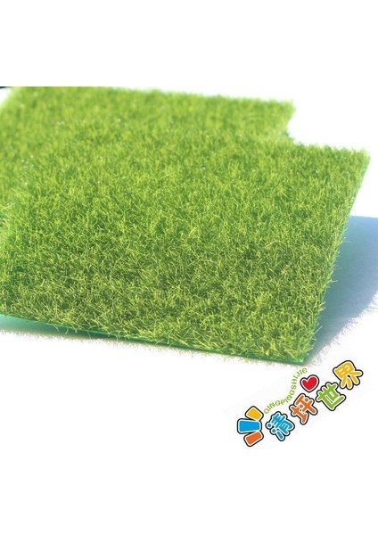 15 x 15 cm Stili Model Tren Için Peyzaj Çim Matı, Yapışkan Olmayan Kağıt Manzara Düzeni Çim Diyarama Aksesuarları (Yurt Dışından)