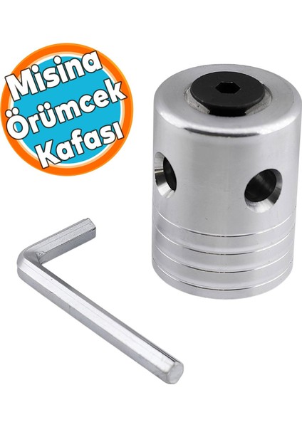 Motorlu Tırpan Çim Biçme Örümcek Kafa Misina Başlığı Başlık Yan Tırpan Uyumlu Metal Aluminyum Aparat