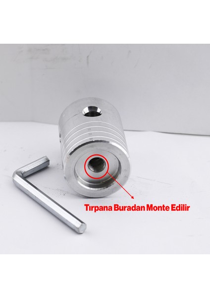 Motorlu Tırpan Çim Biçme Örümcek Kafa Misina Başlığı Başlık Yan Tırpan Uyumlu Metal Aluminyum Aparat