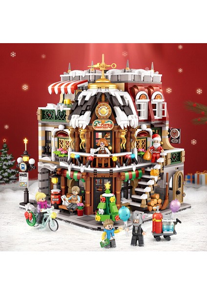 LOZ1225 Renk Kutusu Stili Yok Loz Mini Bloklar Noel Köyü Dükkanı Üç Katlı Noel Baba Ağaç Yapısı Oyuncaklar Çocuklar Yetişkinler Için Yılbaşı Hediyesi LOZ1054 (Yurt Dışından) fiyatları