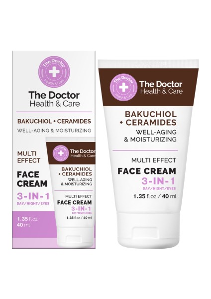 Bakuchıol & Ceramıdes Yaşlanmaya Karşı 3 In 1 Gündüz Gece ve Göz Kremi 40 ml