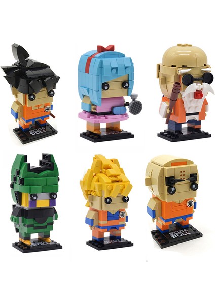 NO.6827 Tarzı Kutu Yok Decool Brickheadz Anime Ejderha Z Figürleri Model Yapım Blokları Eylem Figürü Sevimli Bebek Moc Tuğlalar Dıy Oyuncaklar Çocuklar Için Hediye (Yurt Dışından)