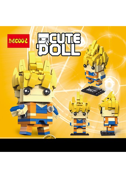 NO.6827 Tarzı Kutu Yok Decool Brickheadz Anime Ejderha Z Figürleri Model Yapım Blokları Eylem Figürü Sevimli Bebek Moc Tuğlalar Dıy Oyuncaklar Çocuklar Için Hediye (Yurt Dışından)