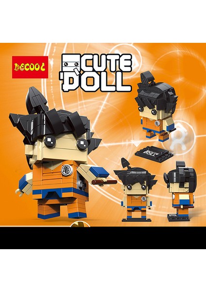 NO.6827 Tarzı Kutu Yok Decool Brickheadz Anime Ejderha Z Figürleri Model Yapım Blokları Eylem Figürü Sevimli Bebek Moc Tuğlalar Dıy Oyuncaklar Çocuklar Için Hediye (Yurt Dışından)