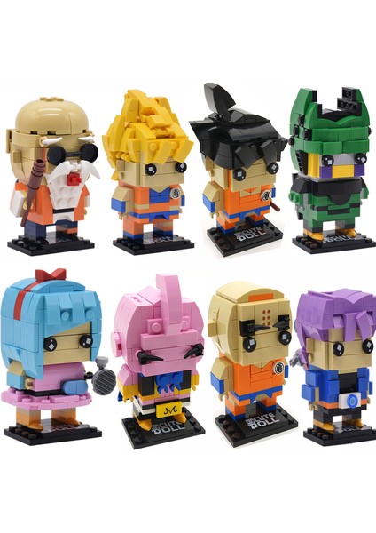 NO.6827 Tarzı Kutu Yok Decool Brickheadz Anime Ejderha Z Figürleri Model Yapım Blokları Eylem Figürü Sevimli Bebek Moc Tuğlalar Dıy Oyuncaklar Çocuklar Için Hediye (Yurt Dışından)
