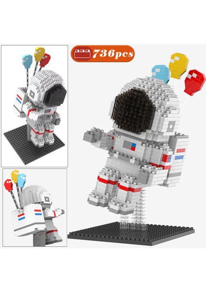 LD9068 Kutu Stili Yok Uzay Istasyonu Saturn V Roket Yapım Blokları Şehir Uzay Mekiği Uydu Astronot Figürü Erkek Tuğla Set Çocuk Oyuncak Hediye (Yurt Dışından)