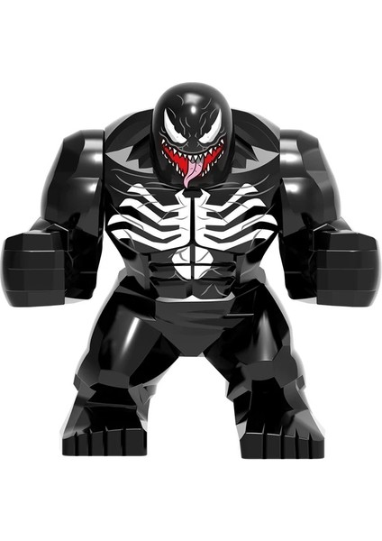 Nobox D218 Stili Çocuklar Için Süper Kahraman Karakter Venom Bigsize Anti Venom Carnage Venom Model Figür Blokları Yapı Oluşturma Tuğlaları (Yurt Dışından)