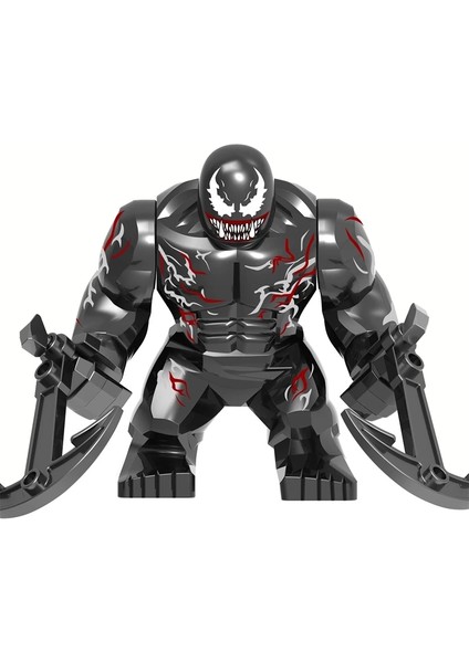 Nobox D218 Stili Çocuklar Için Süper Kahraman Karakter Venom Bigsize Anti Venom Carnage Venom Model Figür Blokları Yapı Oluşturma Tuğlaları (Yurt Dışından)