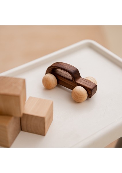 Otobüs Stili Stili Için Kuzey Tarzı Ahşap Araba Blokları Oyuncaklar Montessori Eğitici Güvenli Oyuncak Ahşap Bloklar Bebek Oyuncakları Sevimli Bebek Hediyesi (Yurt Dışından) fırsatları