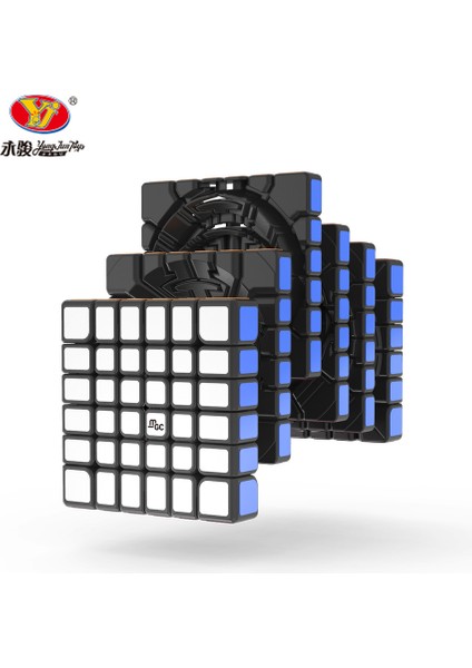 Siyah Stil Yj Mgc 6 Küp 6x6 Manyetik Sihirli Küp Yongjun Mgc 6 Mıknatıslı Cubo Magico Bulmaca Hız Küpleri Eğitici Oyuncaklar Için Çocuklar (Yurt Dışından)