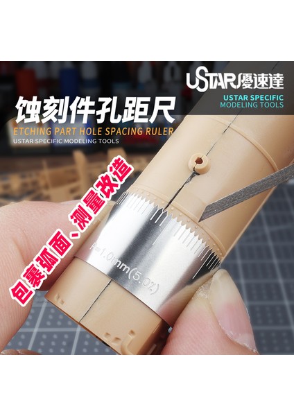 Hepsi 2 Boyut Stili Gundam Askeri Model Için Eşit Aralıklı Açılış Yardımcı Cetvel Yarık Yüzey Ölçümü Düzenleme Cetveli (Yurt Dışından)