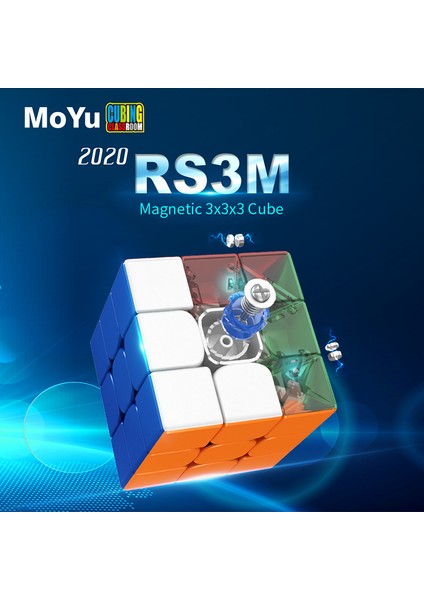 RS3M 2020 Stili Moyu Rs Manyetik Sihirli Küp, MF3RS3M Cubing Sınıfı Rs3 M Manyetik Bulmaca Hızlı RS3M Küp Oyuncaklar Çocuklar Için Rs (Yurt Dışından)