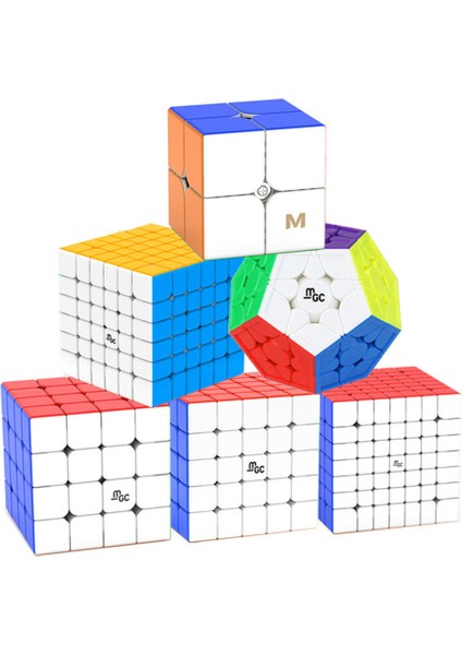Mgc 4x4 Siyah Stil Yj Mgc Sürüm Serisi 2x2 3x3 4x4 5x5 6x6 7x7 Elite M Manyetik Megaminxeds Sihirli Hızlı Küp Oyuncaklar Çocuklar Için Hediye (Yurt Dışından)