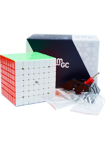 Mgc 4x4 Siyah Stil Yj Mgc Sürüm Serisi 2x2 3x3 4x4 5x5 6x6 7x7 Elite M Manyetik Megaminxeds Sihirli Hızlı Küp Oyuncaklar Çocuklar Için Hediye (Yurt Dışından)