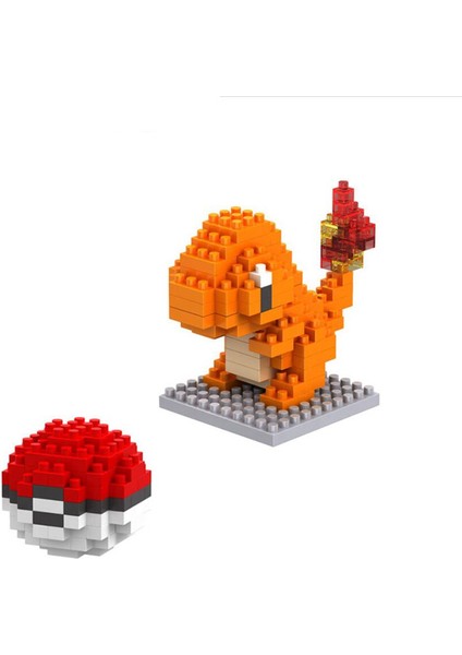 JN-8044 Kutu Stili Yok S Beden 34 Yeni Stiller Küçük Yapı Bloğu Pokemon Blokları Çizgi Film Pikachu Hayvan Model Eğitim Oyunu Gra Oyuncaklar (Yurt Dışından)