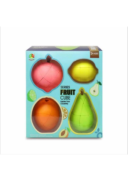 Armut Küpü Stili Fanxin Meyve Sihirli Küp Seti Profesyonel Stickerless Armut Portakal Şeftali Limon Oyun Hız Küpü Bulmaca Eğlenceli Oyuncaklar (Yurt Dışından) modelleri