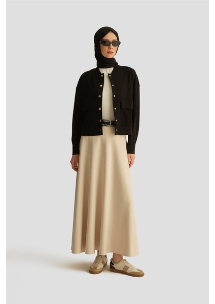 Hakim Yaka Modal Ceket 25YD4233-1 Siyah