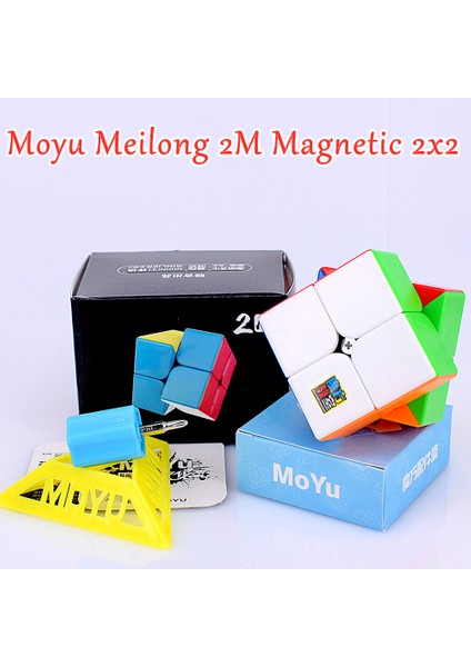 2X2X2 M Stili Moyu Meilong M Manyetik Hızlı Hızlı Küp Magnet Bulmaca Küp 2x2 3x3 Cubo Magico 4x4 5x5 (Yurt Dışından)