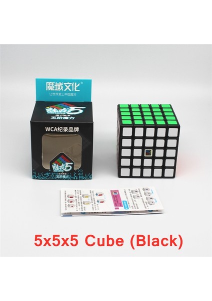 5x5 Siyah Stil Moyu Meilong 2x2 ~ Sihirli Küp 3x3 Hız Küpü 7x7 Bulmaca Cubo Magico Profesyonel Oyun Küpü Eğitici Oyuncaklar Çocuklar Için (Yurt Dışından)