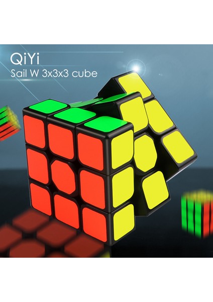 Siyah Stil Qiyi Sailing W Hızlı Magic Neo Rubik Küpü Siyah Profesyonel 3x3 Küp Bulmaca Eğitici Oyuncaklar Çocuklar Hediye 3x3 (Yurt Dışından) fiyatları