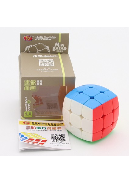 4.5cm Tarzı Yongjun Mini Anahtarlık Ekmek Küpü Kolye Zincir Anahtar Halkası Mini Sihirli Küp 3x3 Hız Küpü Bulmaca Oyuncakları Çocuklar Için Başlangıç Için (Yurt Dışından)