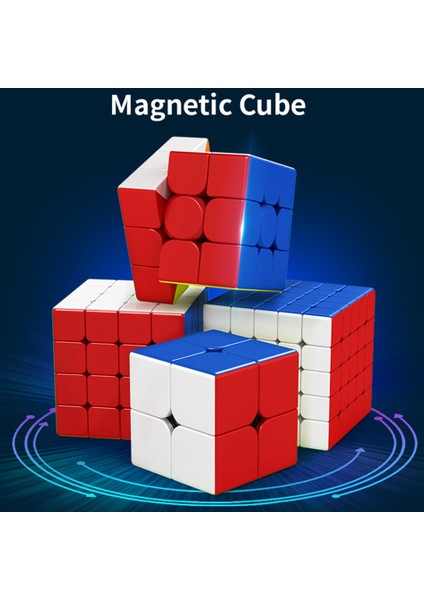 4x4 M Stili Moyu Meilong M Manyetik Versiyon 2x2 3x3 4x4 5x5 Hızlı Küp Oyuncakları - Eğitici ve Eğlenceli (Yurt Dışından)