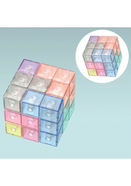 Puzzle Blokları Sihirli Küp Manyetik Bloklar Soma Küp Manyet 3x3 Küp Eğitici Oyuncaklar Çocuklar Için Oyuncaklar (Yurt Dışından)