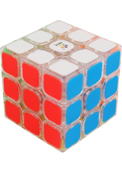 3x3 V2 Şeffaf Stil Yeni Yux Siyah Kyl Sihirli Küp Stickerless Zhisheng Siyah Kir Cubo Magico Skewpyra Oyuncaklar Başlangıç Için (Yurt Dışından)