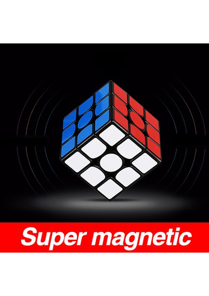 Yupo M Siyah Stil Yongjun Yupo V2 M Manyetik Cubing Hızlı 2x2 2m Sihirli Küp Puzzle Profesyonel Eğitici Oyuncaklar - Çocuklar Için (Yurt Dışından)