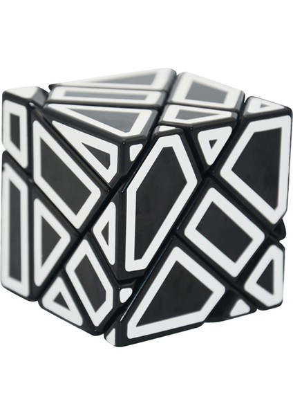Şeffaf Sarı Stil Lefun Fangcun Hayalet 6cm Küp Magico 3x3 Garip Şekilli Küp Sihirli Bulmaca Hollow Sticker Hız Küpü Eğitici Oyuncaklar Hayalet Küpü (Yurt Dışından)
