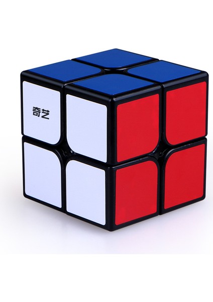 Şeffaf Stil Qiyi Qidi 2x2 Hızlı Cep Küpü Stickerless Siyah Beyaz Bulmaca Küpü Eğitici Oyuncaklar Çocuklar Için (Yurt Dışından)