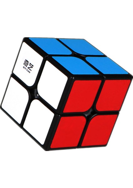 Şeffaf Stil Qiyi Qidi 2x2 Hızlı Cep Küpü Stickerless Siyah Beyaz Bulmaca Küpü Eğitici Oyuncaklar Çocuklar Için (Yurt Dışından)