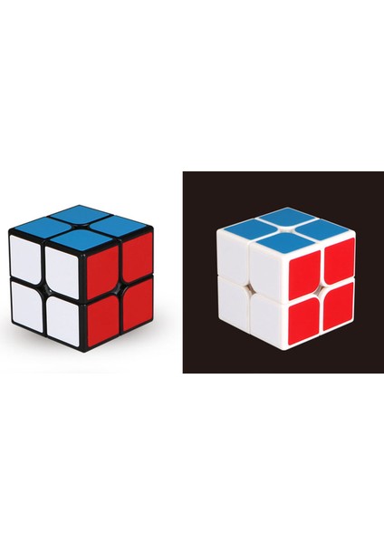 Siyah Stil 2x2 Küp Hızlı Sticker Bulmaca Hızlı Oyuncak Çocuklar Için Eğitici Oyuncaklar (Yurt Dışından)