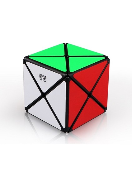 Siyah Stil Qiyi x Cube x Şekilli Hızlı Çözüm 2x2 Küp Oyuncakları - Rüya Olmak Için Mücadele Küpü (Yurt Dışından)