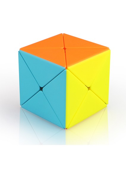 Siyah Stil Qiyi x Cube x Şekilli Hızlı Çözüm 2x2 Küp Oyuncakları - Rüya Olmak Için Mücadele Küpü (Yurt Dışından)