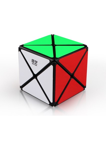 Siyah Stil Qiyi x Cube x Şekilli Hızlı Çözüm 2x2 Küp Oyuncakları - Rüya Olmak Için Mücadele Küpü (Yurt Dışından)