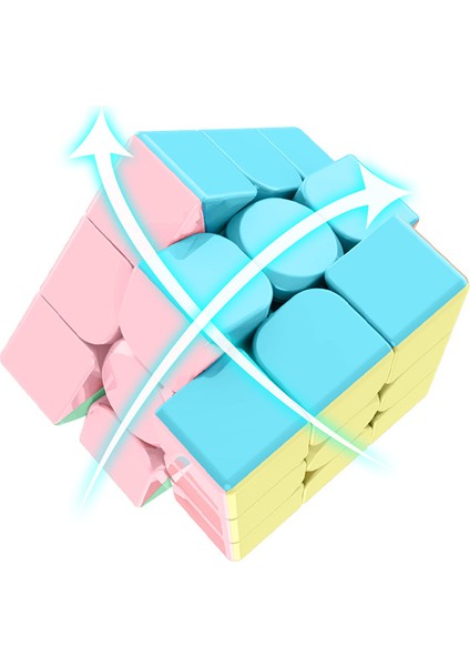 2x2 Siyah Stil Moyu Küpler Sihirli Küp Qiyi Küp Hızlı Küp 3x3 Cubo Magico Profesyonel Sihirli Küp Oyun Küpü Hediye Küpü Çocuklar Için (Yurt Dışından)