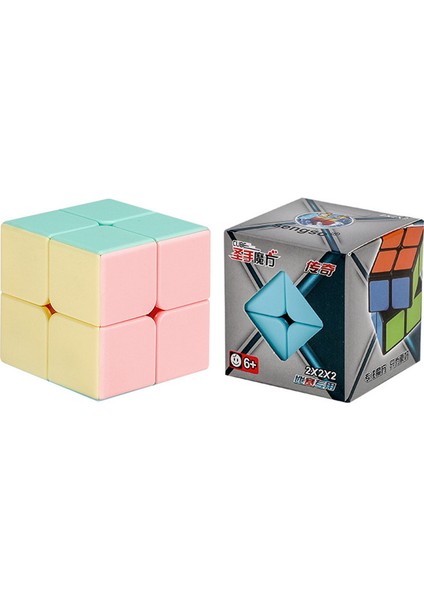 2x2 Tarzı Yeni Macaron Renkli Büyülü Küp Shengshou Efsane Macaron Stickerless Büyülü Küp 2x2 3x3 4x4 5x5 Piramit Macaron Hızlı Küp Magico (Yurt Dışından)