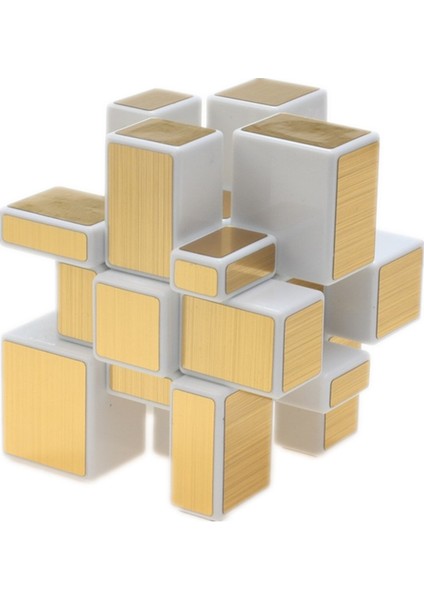 Mavi Stil Shengshou 3x3 Ayna Magic Cube Profesyonel Altın & Gümüş Cubo Magico Bulmaca Hızlı Klasik Oyuncaklar (Yurt Dışından)