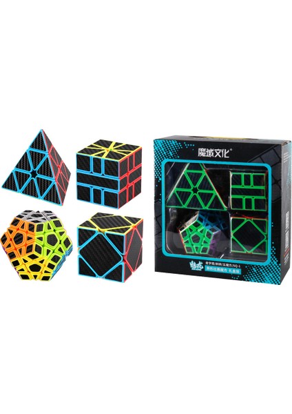 F Stili Moyu Ube Set Piramit Sq1 Megaminx Skew 2x2 4x4 5x5 Hızlı Küp Profesyonel Bulmaca Oyuncakları (Yurt Dışından)