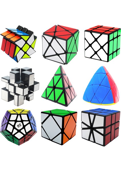 Model 6 Stili Klasik Sihirli Küp Bulmaca Eğitici Mantık Zihin Zeka Teaser Oyunları Oyuncakları Yetişkinler Çocuklar Için (Yurt Dışından)