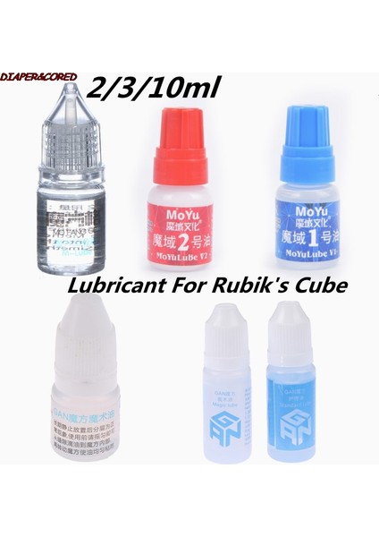 10ML Tarzı Gan Magic Küp Yağı ile Silikon Yağ Standart Yağlayıcılar Rubik Küp - (Yurt Dışından)