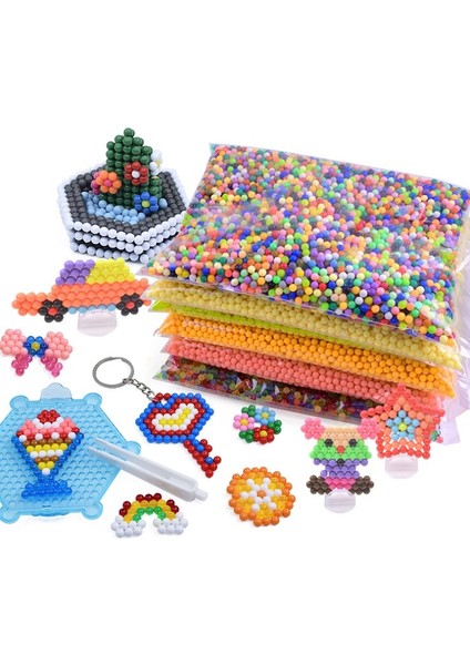 No.6 Tarzı Sihirli Sprey Su Boncuklar Kendin Yap Hediye Oyunu Perler Hama Boncuk Topu Oyuncaklar Çocuklar Için Öğretici Oyuncaklar (Yurt Dışından)