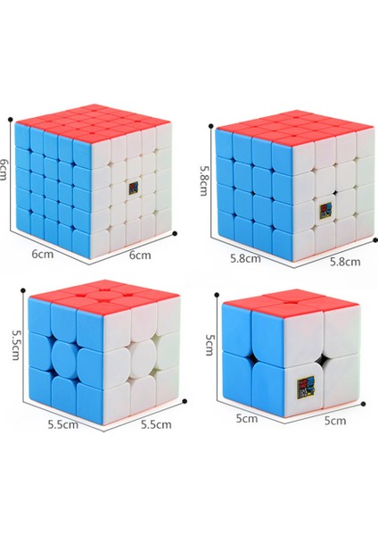 E Stili Moyu Ube Set Piramit Sq1 Megaminx Skew 2x2 4x4 5x5 Hızlı Küp Profesyonel Bulmaca Oyuncakları (Yurt Dışından)