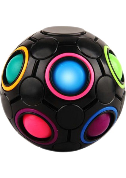 B Tarzı Anti Küp Gökkuşağı Top Bulmaca Futbol Sihirli Küp Eğlenceli El Oyunu Zihin Zorlayıcı Eğitici Oyalama Oyuncakları (Yurt Dışından)