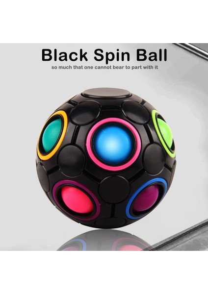 B Tarzı Anti Küp Gökkuşağı Top Bulmaca Futbol Sihirli Küp Eğlenceli El Oyunu Zihin Zorlayıcı Eğitici Oyalama Oyuncakları (Yurt Dışından)